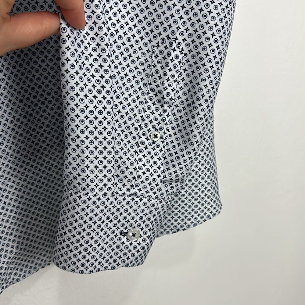 Rosso Milano Italy All Over Print Long Sleeve Dress Shirt Size XL - Picture 2 of 12